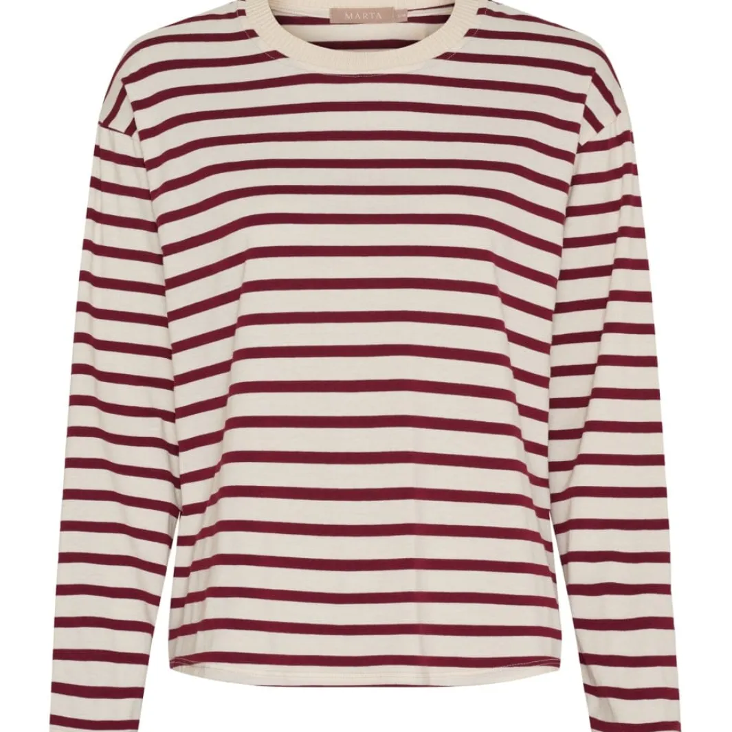 Best Marta Du Chateau Mdckara Ls Tee 58709 Bordeaux