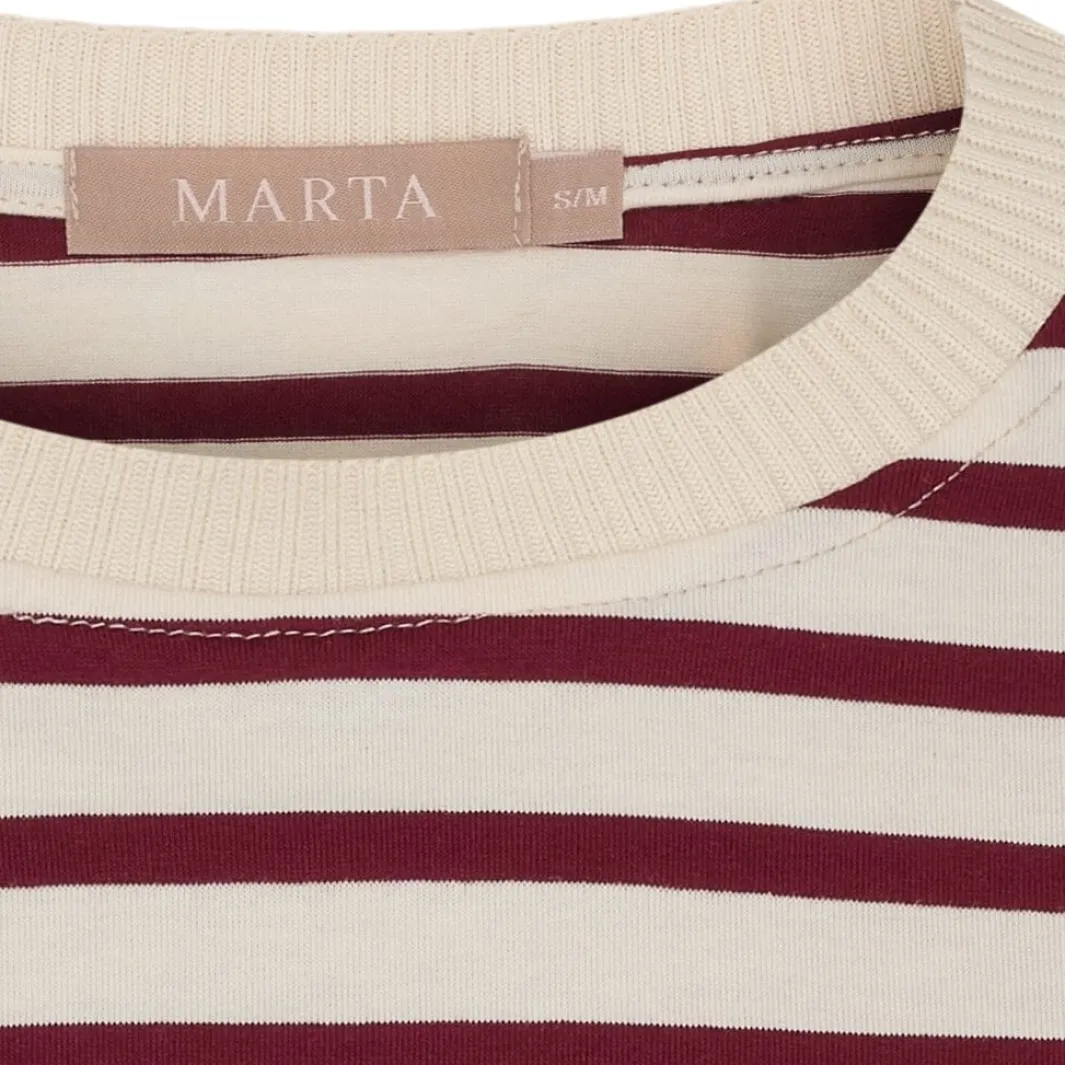 Best Marta Du Chateau Mdckara Ls Tee 58709 Bordeaux