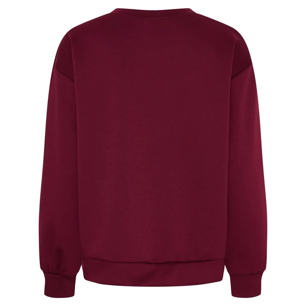Hot Marta Du Chateau Mdcliora Sweat 58512M Bordeaux161/Black