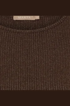 Sale Marta Du Chateau Mdclunara Ls Tee 38915M Moro