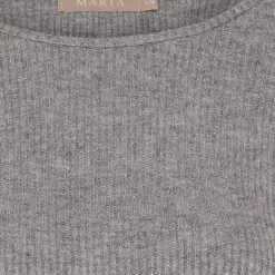 Clearance Marta Du Chateau Mdclunara Ls Tee 38915M Grey