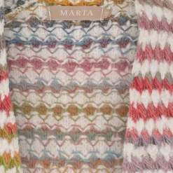 New Marta Du Chateau Mdclysandra Knit Cardigan 25664 Cream112126