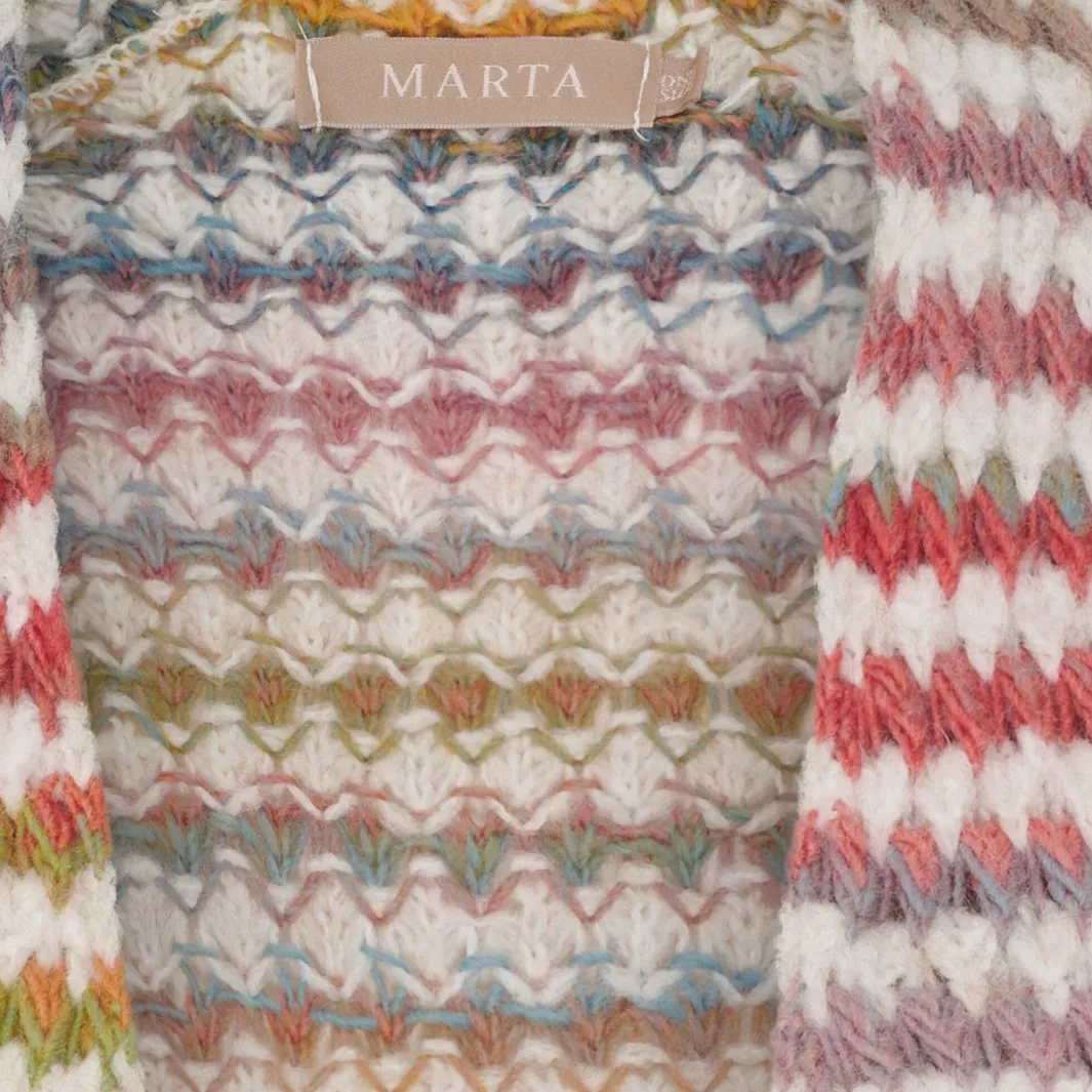 New Marta Du Chateau Mdclysandra Knit Cardigan 25664 Cream112126