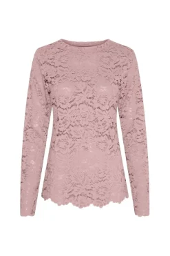 Outlet Marta Du Chateau Mdcmilley Ls Tee 7707 Rose