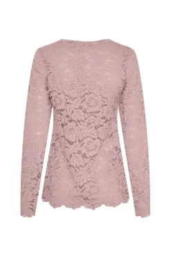 Outlet Marta Du Chateau Mdcmilley Ls Tee 7707 Rose
