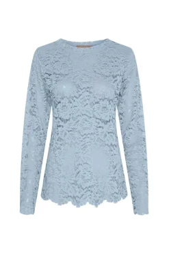 Clearance Marta Du Chateau Mdcmilley Ls Tee 7707 Light Blue