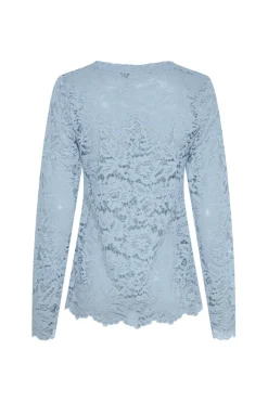Clearance Marta Du Chateau Mdcmilley Ls Tee 7707 Light Blue