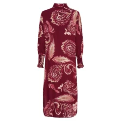 Outlet Marta Du Chateau Mdcmoss Dress 7617- Bordeaux786Tpz