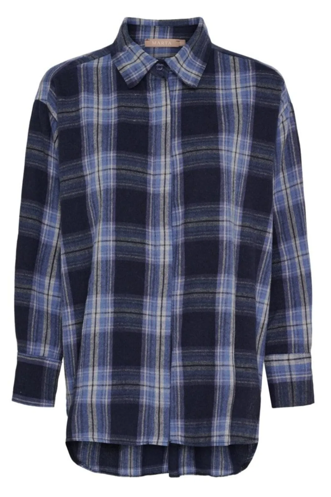 Clearance Marta Du Chateau Mdcorlanda Shirt 7497 Navy79236