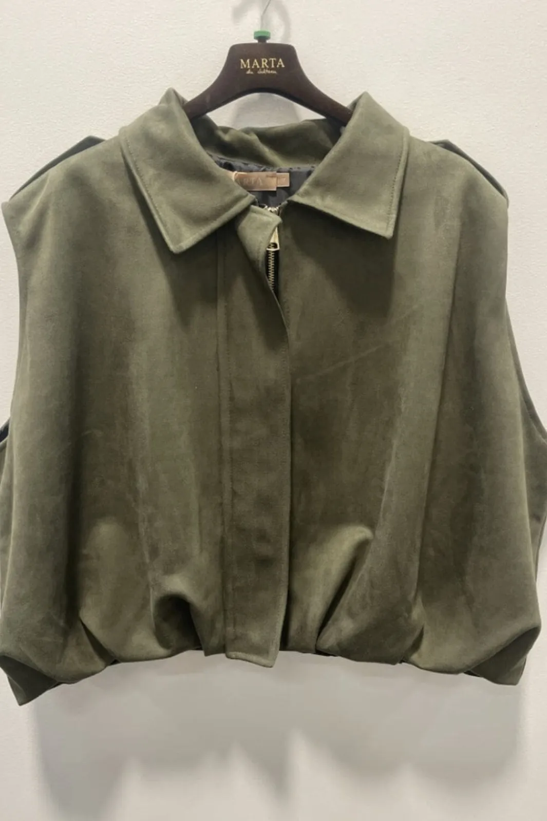 New Marta Du Chateau Mdcsasha Vest 7919 Military