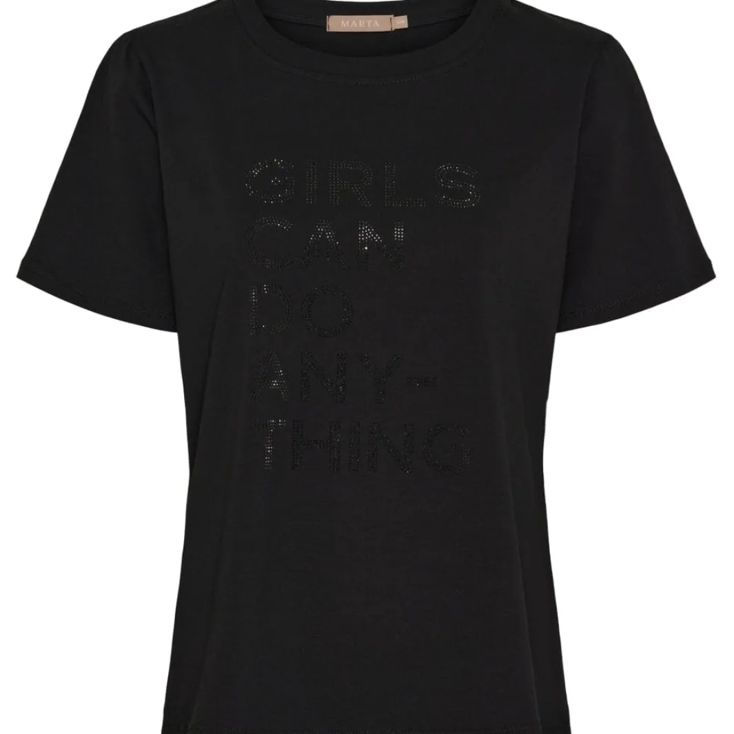 Outlet Marta Du Chateau Mdcsunshine Tee 38188M Black