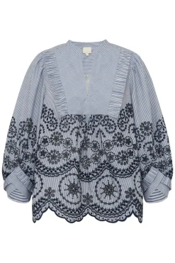Gossia Meego Cao Blouse G2848 Blue Stripes