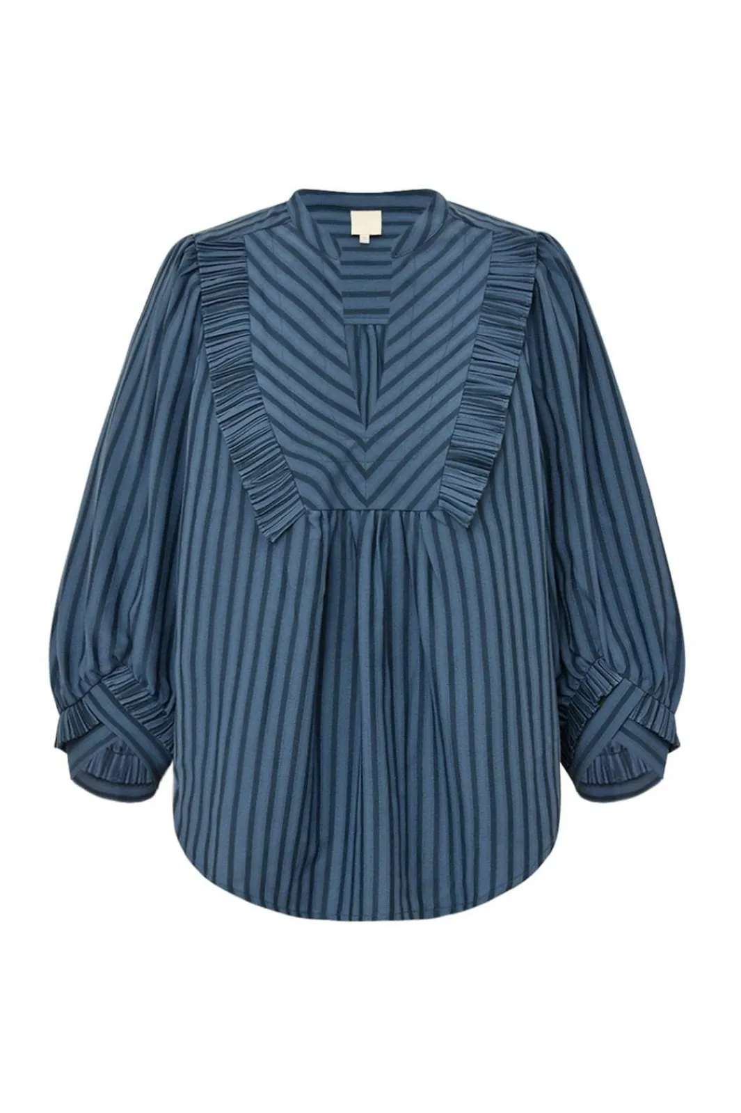 Best Gossia Meego Vibs Blouse G2854 Blue Stripes