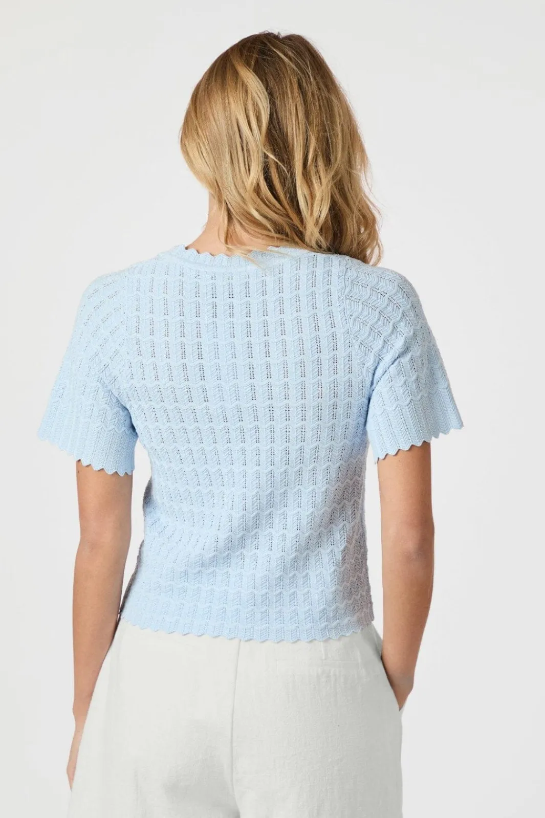 Neo Noir Meiko Solid Knit Blouse 164706 145