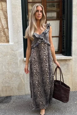 Sale BYIC Melbaic Dress A23117 Leo Print