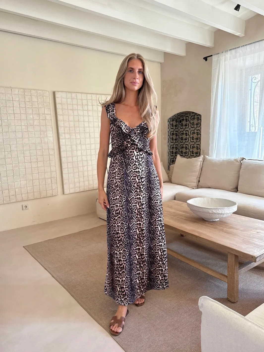 Sale BYIC Melbaic Dress A23117 Leo Print