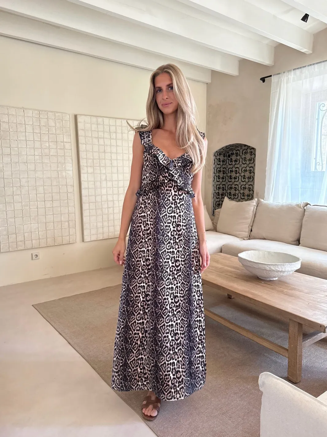 Sale BYIC Melbaic Dress A23117 Leo Print