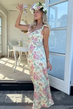 Outlet BYIC Melbaic Dress A23117 Pastel Garden