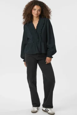 Clearance Neo Noir Melfy Structure Blouse 166695 141