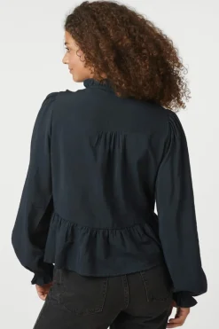 Clearance Neo Noir Melfy Structure Blouse 166695 141