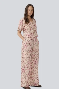 Clearance Modström Meliamd Print Pants 11507 Pink Blossom
