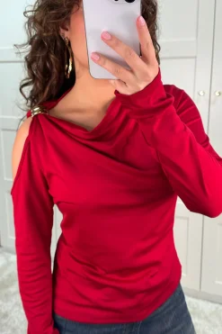 Sale A-bee Melinda Burgundy