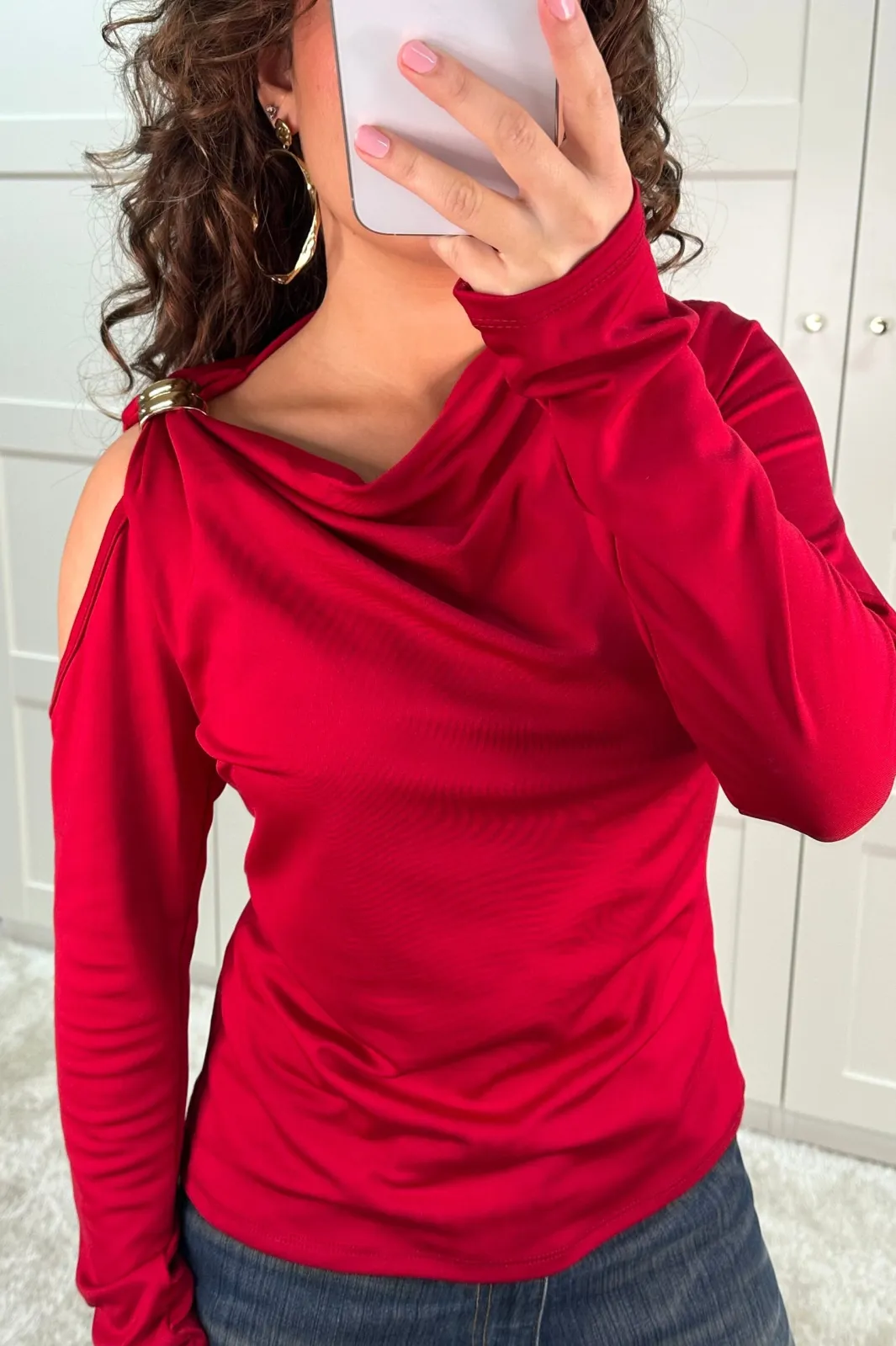Sale A-bee Melinda Burgundy