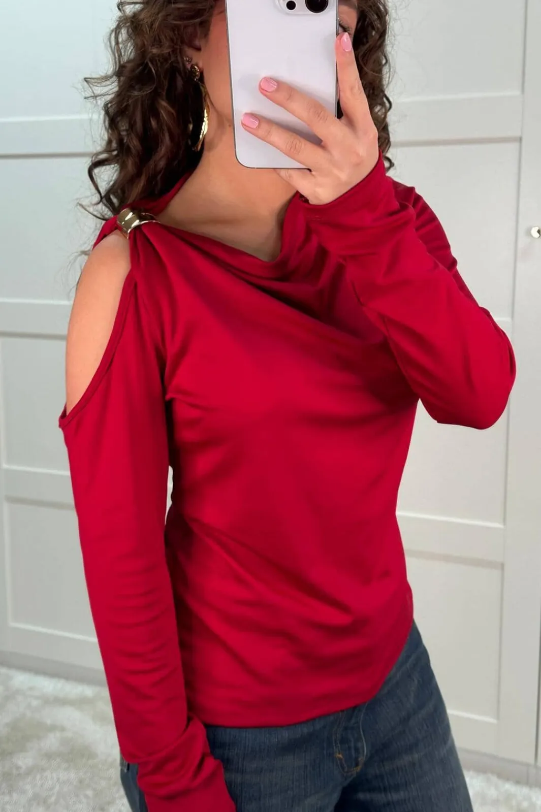 Sale A-bee Melinda Burgundy