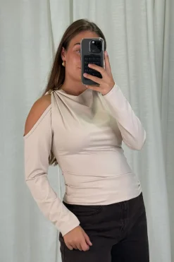 Discount A-bee Melinda Blouse Taupe