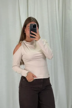 Discount A-bee Melinda Blouse Taupe