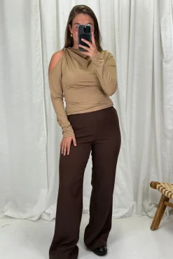 Sale A-bee Melinda Blouse Camel