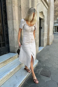 Outlet BYIC Merleic Long Dress beige Beige