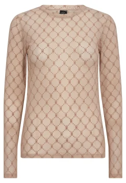 Hot Hype The Detail Mesh Blouse 81 Sand