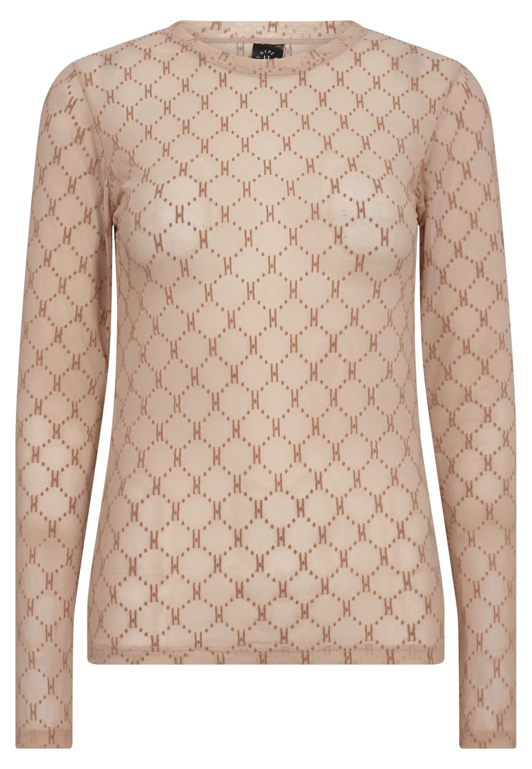 Hot Hype The Detail Mesh Blouse 81 Sand