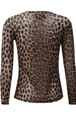 Liberte Mesh-Ls-Tshirt 22065 Lux Leo Rasberry Heart