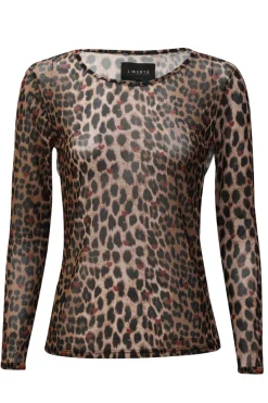 Best Liberte Mesh-Ls-Tshirt 22065 Lux Leo Bordeaux Heart