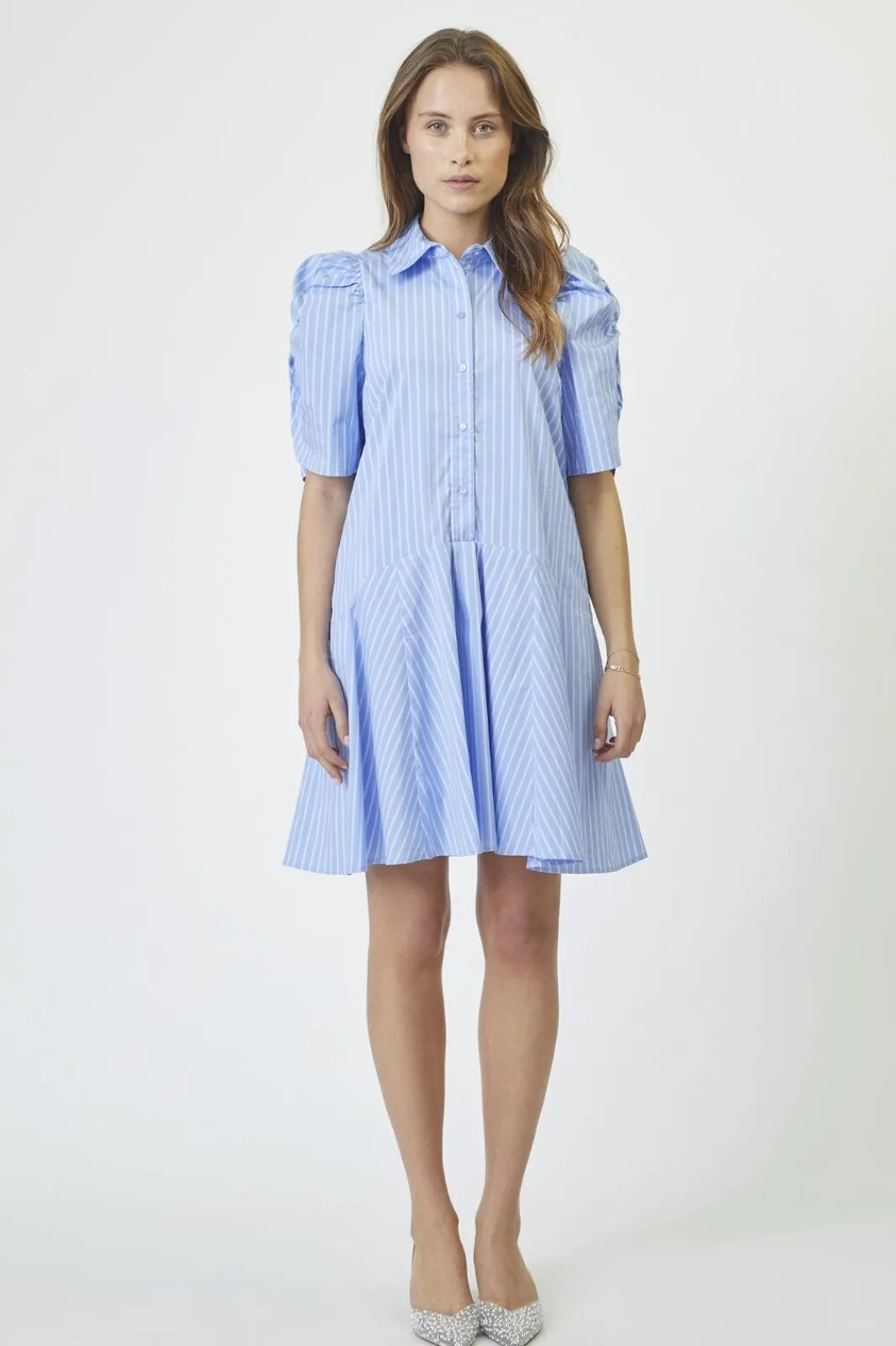 New Co´Couture Micacc Stripe Ss Shirt Dress 36551 23