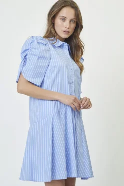 New Co´Couture Micacc Stripe Ss Shirt Dress 36551 23