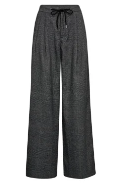 Discount Haute L'Amitié Michelle Check Tailor Tie Pants HL10305 Grey