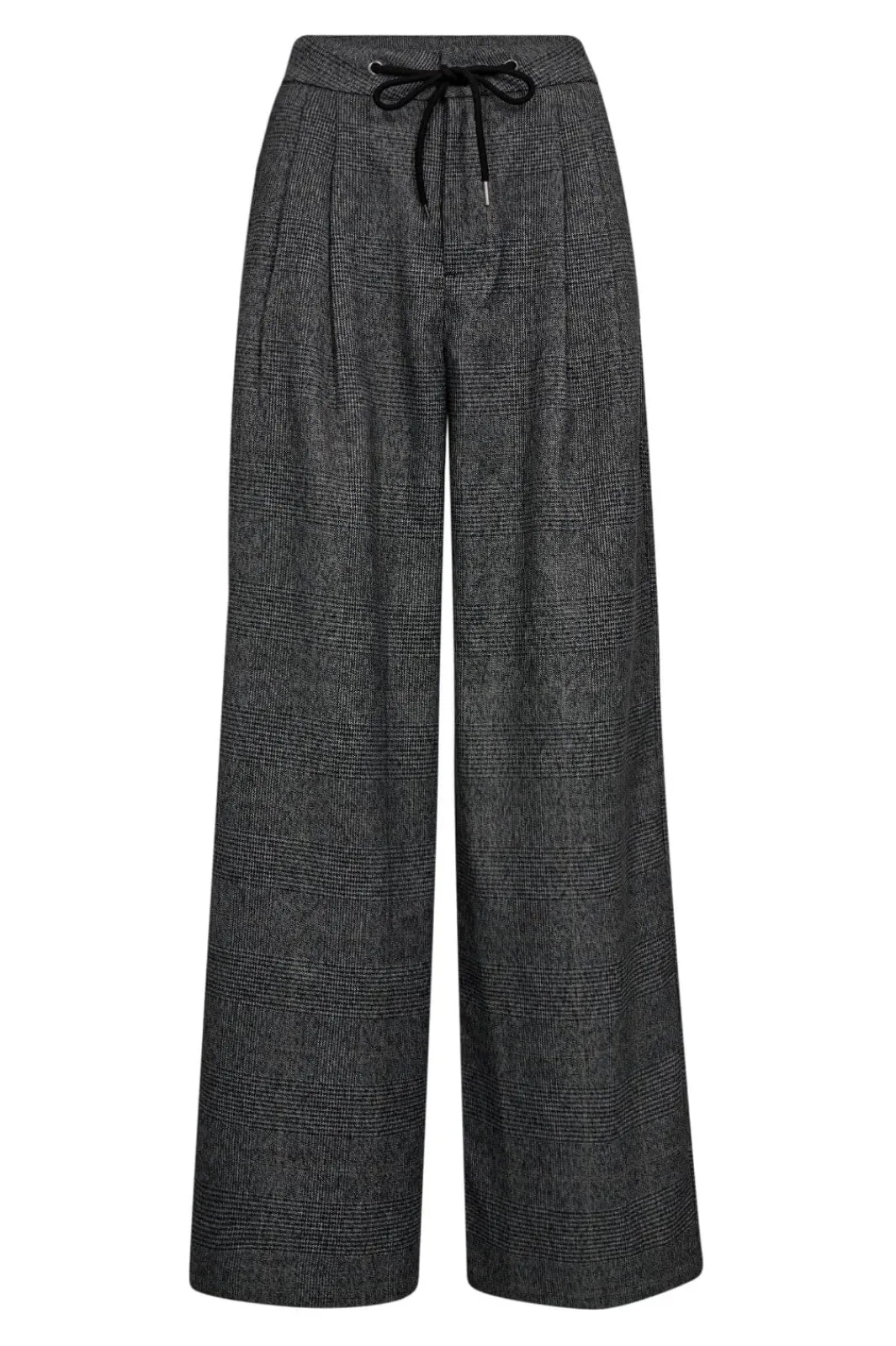 Discount Haute L'Amitié Michelle Check Tailor Tie Pants HL10305 Grey