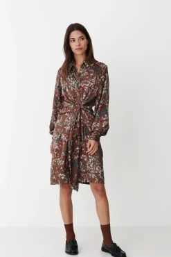 Best Karmamia Mila Dress (Mid) 2230 Melange Brown