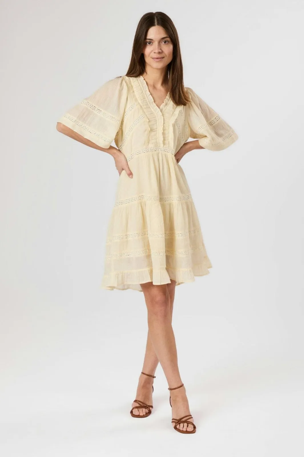 Clearance Neo Noir Milene S Voile Dress 165528 191