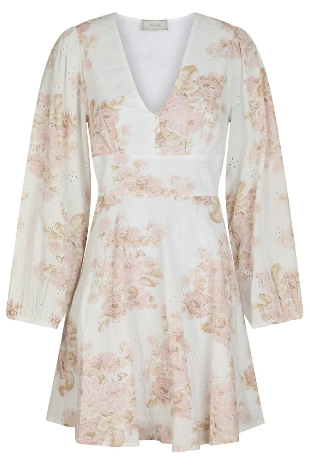 Outlet Neo Noir Milly Emb Rose Dress 165099 630