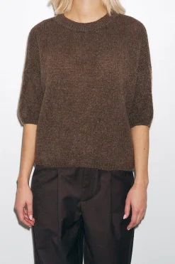 Hot Noella Mimi Knit Jumper 548 Dark Brown