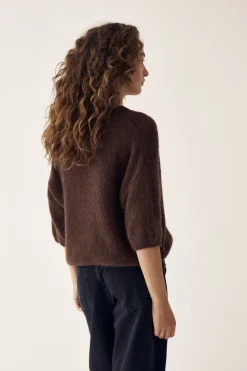 Hot Noella Mimi Knit Jumper 548 Dark Brown