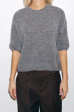 Hot Noella Mimi Knit Jumper 218 Grey