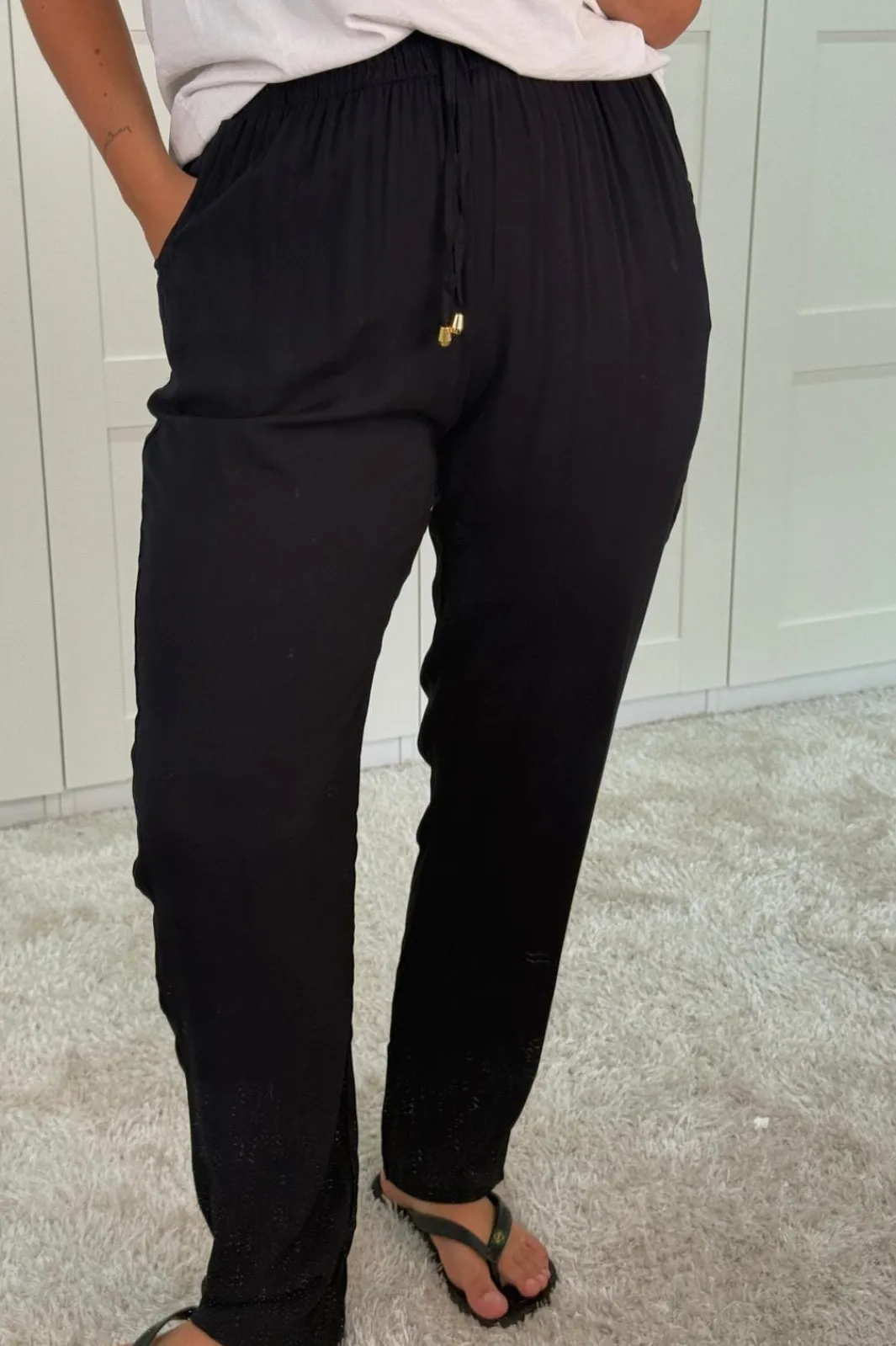 Discount A-bee Mina Pants Black