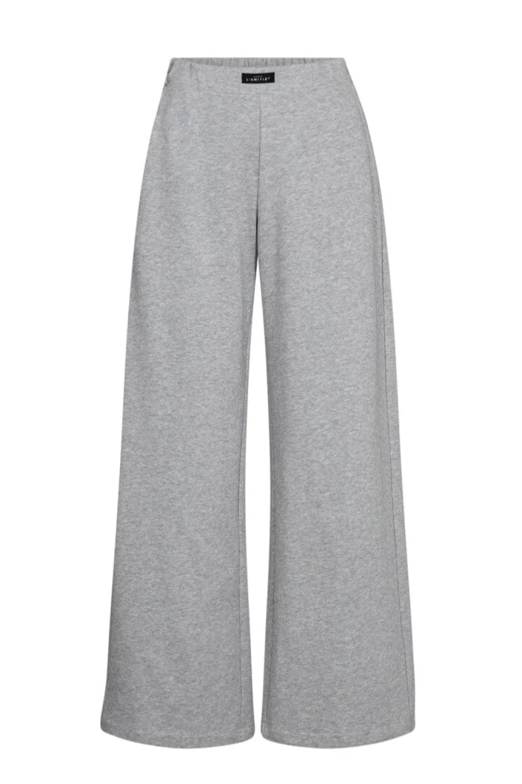 Online Haute L'Amitié Mini Curve Loose Pant HL10264 Grey Melangé
