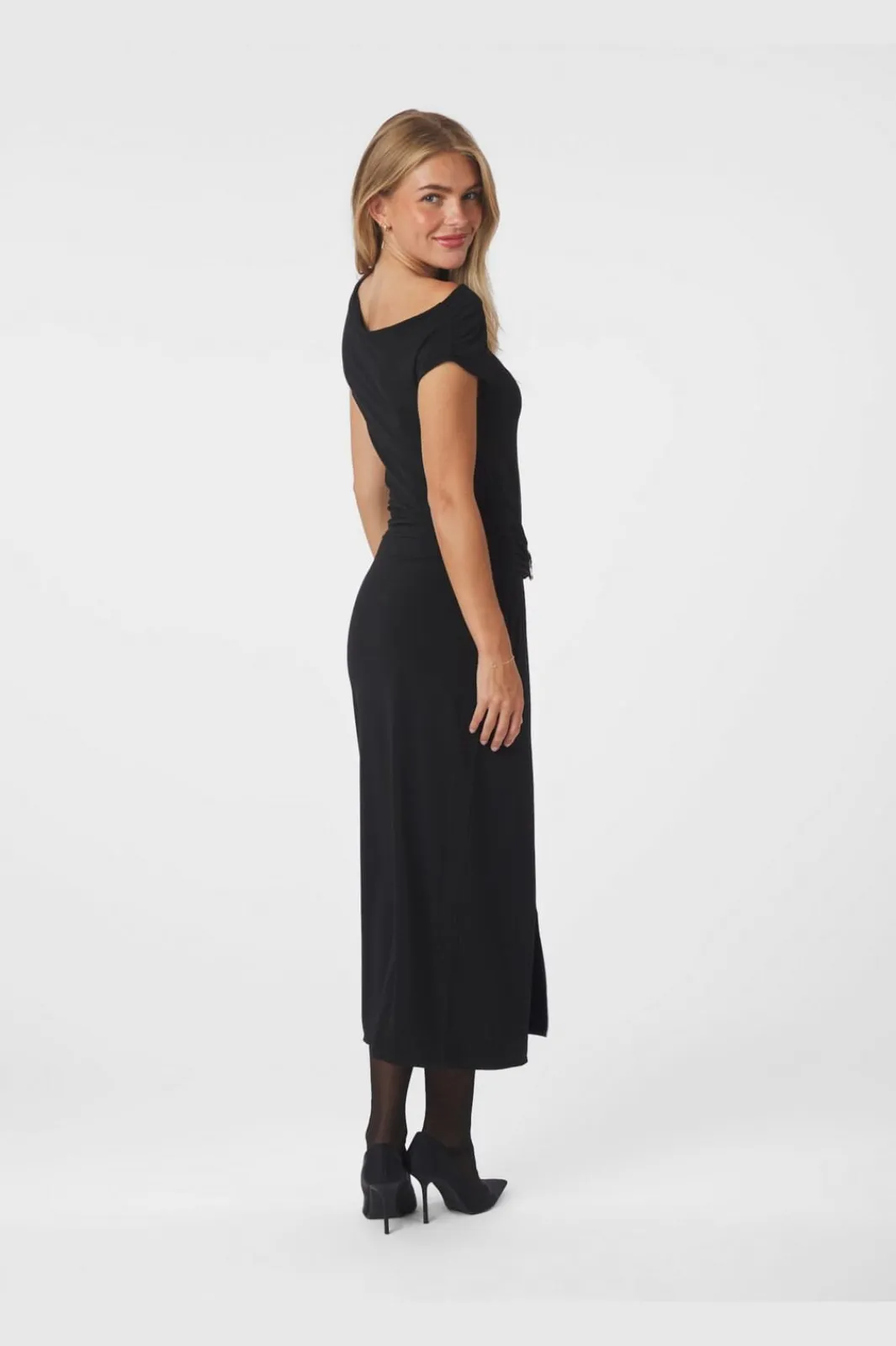 Best Neo Noir Minja Drapy Dress 165728 100