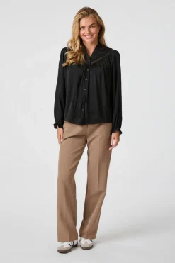 Clearance Neo Noir Minnie Deco Blouse 163724 Black